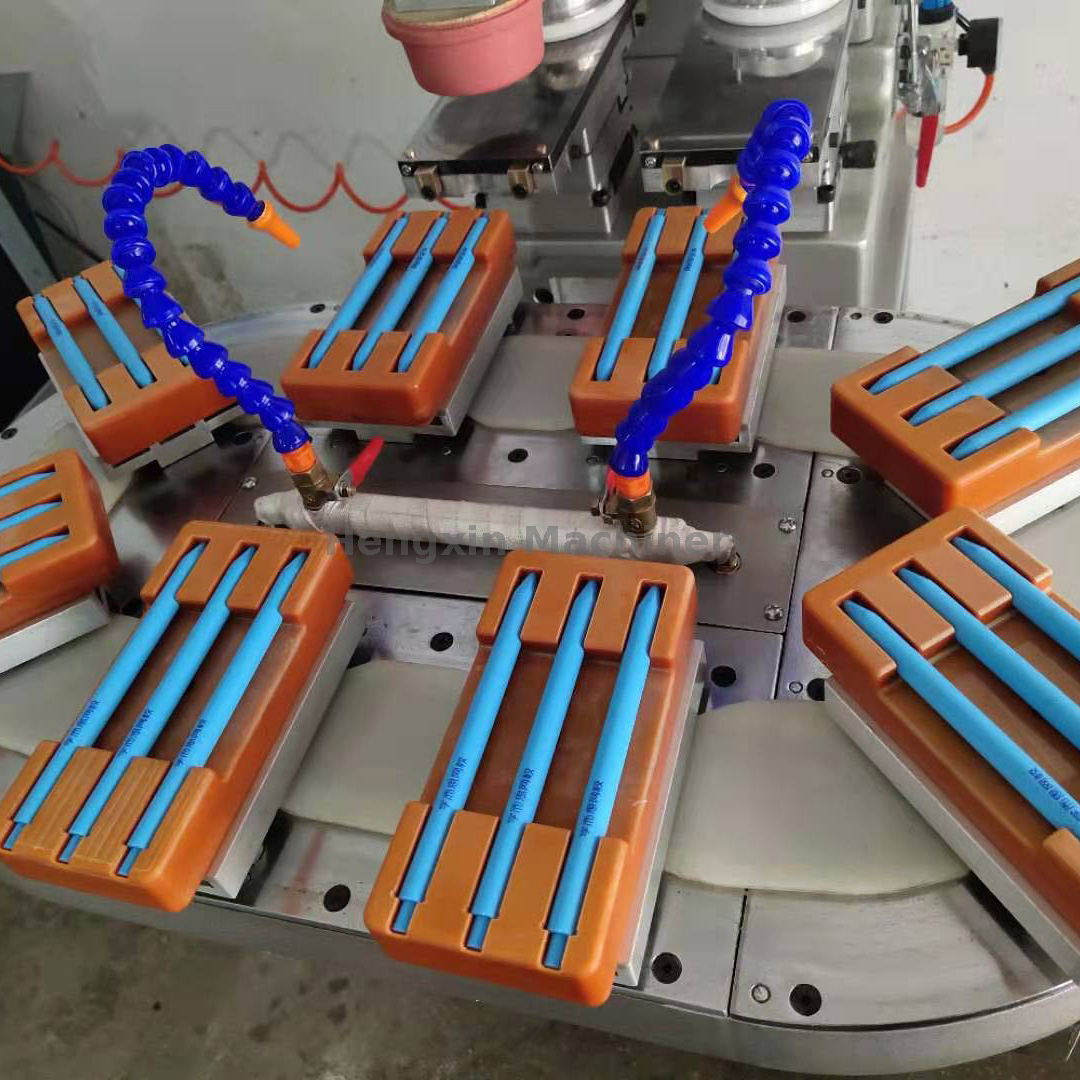 Two Color Pad Printing Machine with Turntable (P2/C)