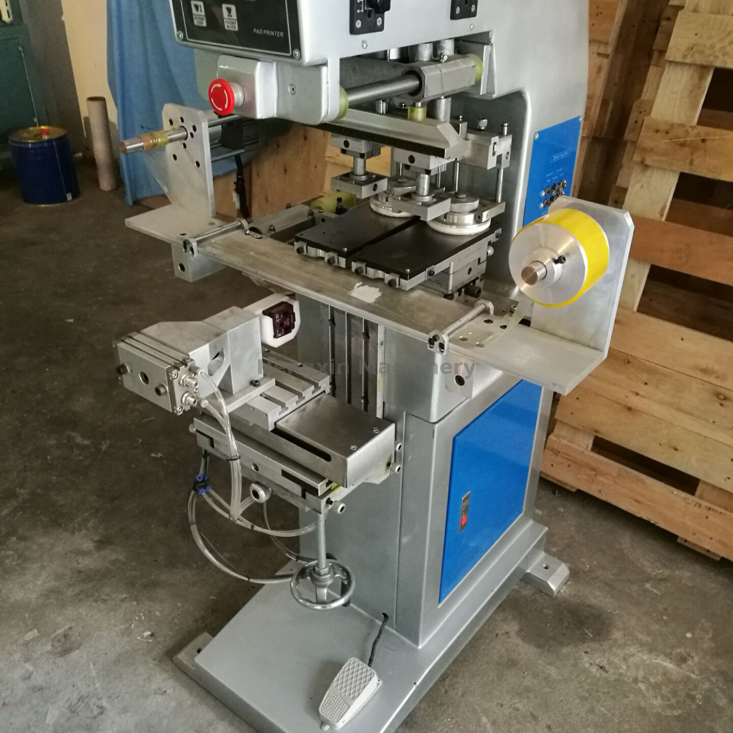 2 Color Pneumatic Pad Printer with Shuttle (P2/SK)