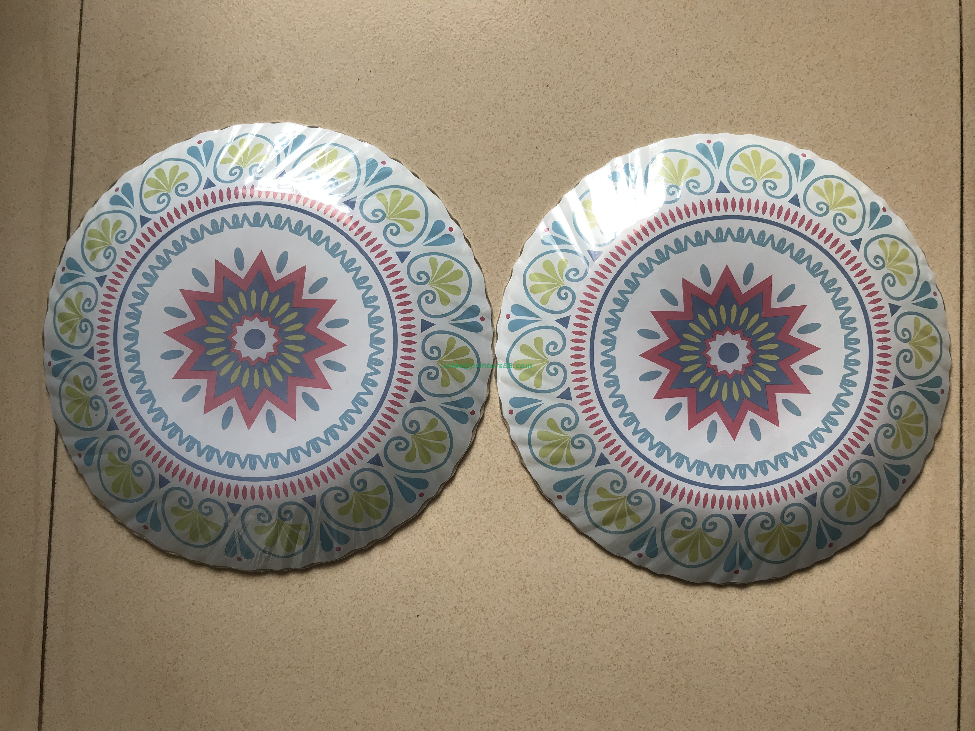 Four Color Porcelain Dinnerware Pad Printing Machine (HX-350-4P)